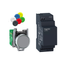 Harmony Wireless Push Button & Non-Configurable Receiver + 1 Black Cap, w/o Battery, Metal (24 VDC)