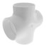 4" PVC Sch. 40 Cross