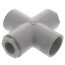 1" x 1/2" PVC Sch. 40 Cross