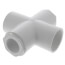 1-1/2" x 1" PVC Sch. 40 Cross
