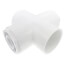 3" x 1-1/4" PVC Sch. 40 Cross