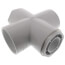 3" x 1-1/2" PVC Sch. 40 Cross