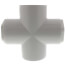 3" x 1-1/2" PVC Sch. 40 Cross