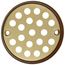 3-1/4 in. Ultrashine PVD Polished Brass Crown Ring Set – Carded