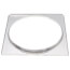 4-1/4" x 4-1/4" Stainless Steel Square Tile Ring