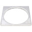 4-1/4" x 4-1/4" Stainless Steel Square Tile Ring