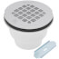 2" 102 Series 2-Part PVC Solvent Weld Shower Drain with Stainless Steel Strainer