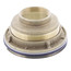 1-1/2" Threaded Brass Caulk Shower Drain w/Stainless Steel Strainer (101 NPT)