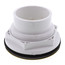 2" PVC Solvent Weld Shower Drain with UltraShine PVD Brass Strainer