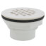 2" 101 PS PVC Solvent Weld Shower Drain with Plastic Strainer