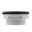 2" PVC No-Calk Shower Drain with Stainless Steel Strainer