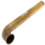 1-1/2" x 12", 17 GA, Rough Brass Direct Connection Waste Bend