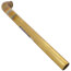 1-1/2" X 18" Rough Brass Direct Connect Waste Bend, 17 GA