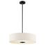 20" 3 Light Convertible Pendant (Black)
