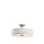 20" 3 Light Convertible Pendant (Brushed Nickel)