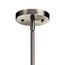 24" 3 Light Convertible Pendant (Brushed Nickel)