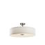24" 3 Light Convertible Pendant (Brushed Nickel)