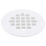4-1/4" Universal White Snap-Tite Plastic Strainer