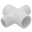 1" PVC Sch. 40 Cross (Socket x MIPT)