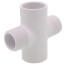 1" PVC Sch. 40 Cross (Socket x MIPT)