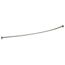 1" X 6' Curved Shower Rod w/ Brackets, 6" Bow (Chrome), 42206