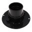 2" or 3" ABS Shower Drain with Round Snap-In Stainless Steel Strainer & Tile Ring