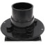 2" or 3" ABS Shower Drain with Square Snap-In Stainless Steel Strainer & Tile Ring