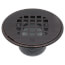130 Series PVC Round Shower Pan Drain Snap-In Barrel (Oil-Rubbed Bronze)