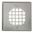 4.54" Square Snap-In Stainless Steel Strainer w/ Tile Ring