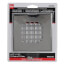 4.54" Square Snap-In Stainless Steel Strainer w/ Tile Ring