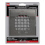 4.54" Square Snap-In Brushed Nickel Strainer w/ Tile Ring