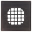 Square Oil Rubbed Bronze Snap Strainer with Ring