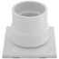 2" or 3" PVC Drain with Square Snap-Tite Stainless Steel Strainer