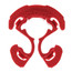 1/2" Red Tubing Isolator (UL 94 V2 Rated)