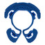 3/4" Blue Tubing Isolator (UL 94 V2 Rated)