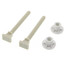 3-1/2" Closet Bolts (Bag of 2)