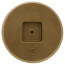 3" Brass Cleanout Plug with Recessed Head