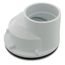 2" PVC Offset Shower Drain with Stainless Steel Strainer