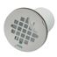 2" PVC Offset Shower Drain with Stainless Steel Strainer