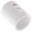 1" PVC Schedule 40 Coupling, No Stop (Socket)