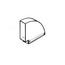 3-1/4" x 10" Horizontal Elbow
