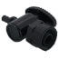 3/8" PureFlow PolyAlloy PEX Crimp x 1/2" Closet Stop Valve (Plastic Nut)