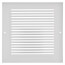 6" x 6" (Wall Opening Size) White Return Air Grille (650 Series)
