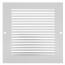 6" x 6" (Wall Opening Size) White Return Air Grille (650 Series)