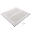 8" x 8" (Wall Opening Size) White Return Air Grille (650 Series)