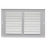 10" x 6" (Wall Opening Size) White Return Air Grille (650 Series)