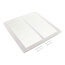 12" x 12" (Wall Opening Size) White Return Air Grille (650 Series)