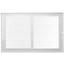 14" x 8" (Wall Opening Size) White Return Air Grille (650 Series)