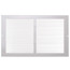 14" x 8" (Wall Opening Size) White Return Air Grille (650 Series)