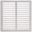 14" x 14" (Wall Opening Size) White Return Air Grille (650 Series)